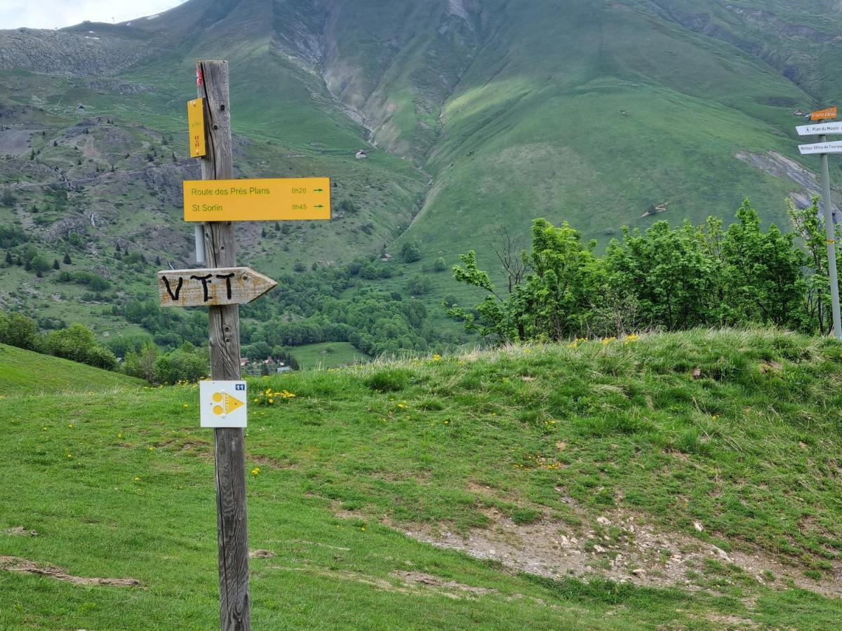Agreable Appartement De 6 Pers Au Pieds Des Pistes ,Wifi Gratuit A Saint-Sorlin-D'Arves Labelise 3 Etoiles Au Gite De France Ngoại thất bức ảnh